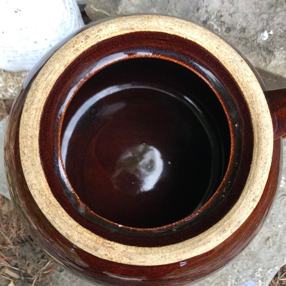 Primitive Robinson Ranbottom Blue Crown #2 Stone Ware Pottery Jar-Made in USA - Picture 6 of 14